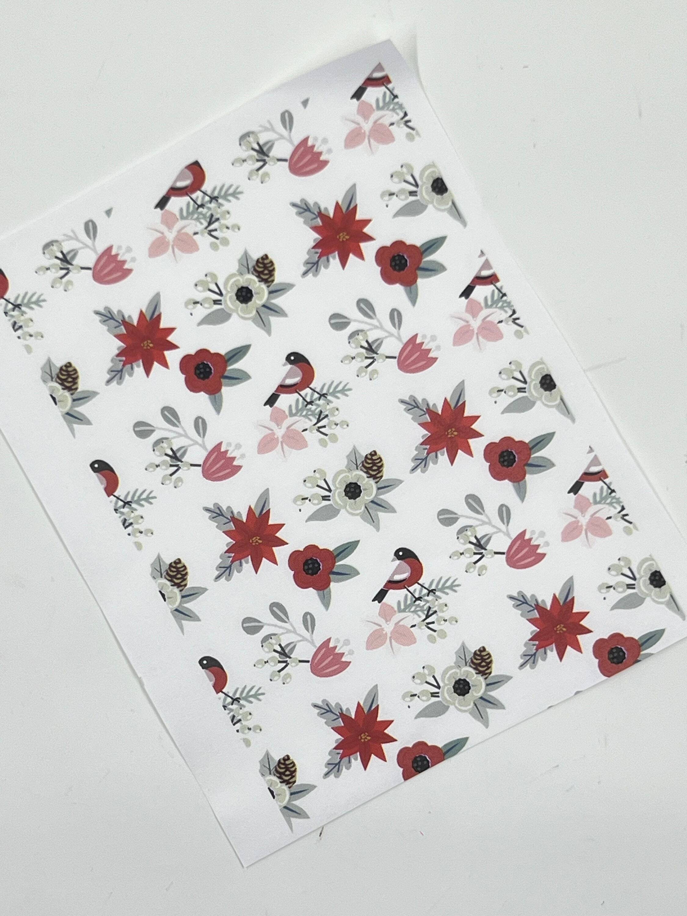 Water soluble transfer paper for polymer clay